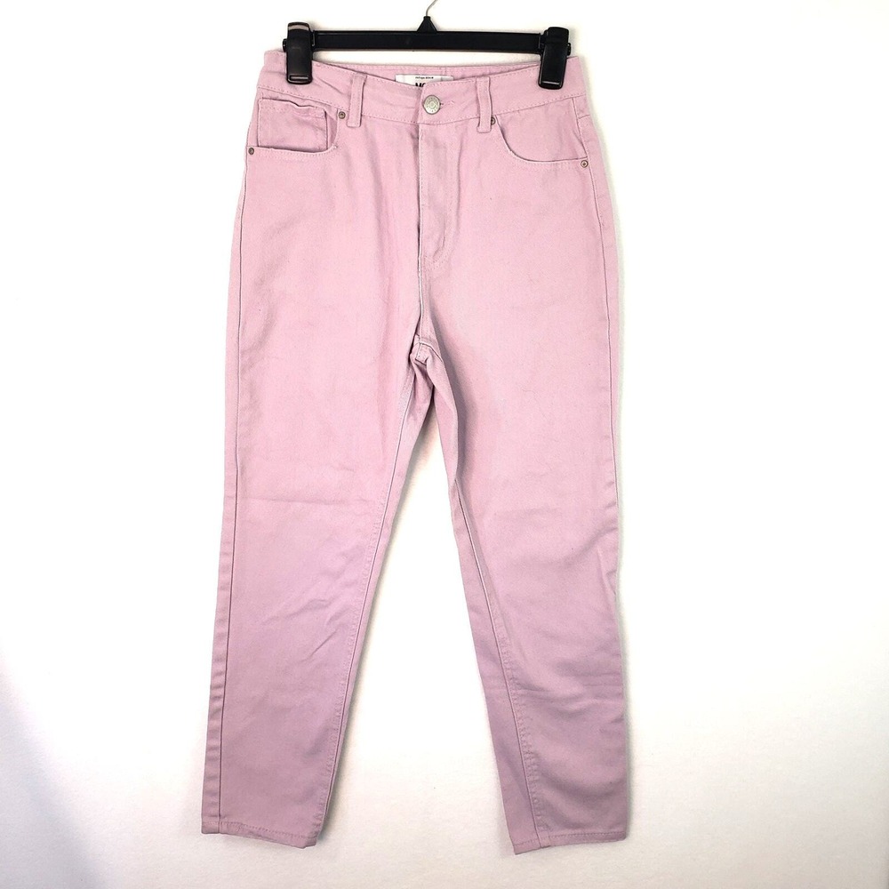 Refuge Denim‎ Mom Jeans Womens Size 3 Light Purple High Waist Casual Pants Retro